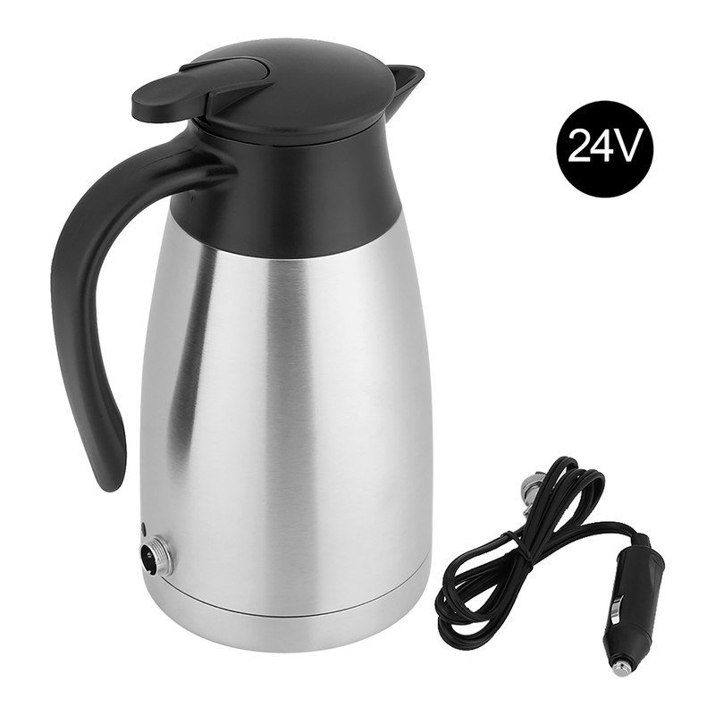 24V 1000ml Car Electric Kettle Auto Shut Off Water Heating