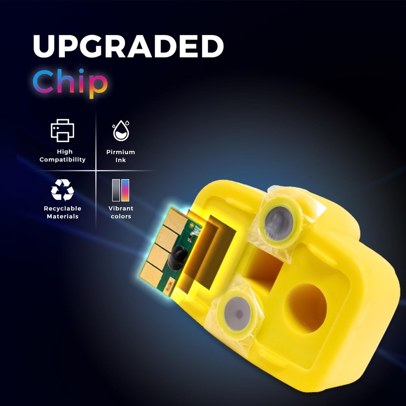 HOTCOLOR Remanufactured for hp 02 Ink Cartridges Replacement for HP