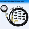 JoyFans Oil Pressure Tester Tool, 0-140PSI Oil Pressure Gauge Kit