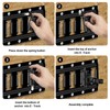6 Pack E-Track Tool Holders |E Track Accessories for Enclosed