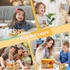 Harvow Best Busy Board with LED Light Switches Montessori Toys