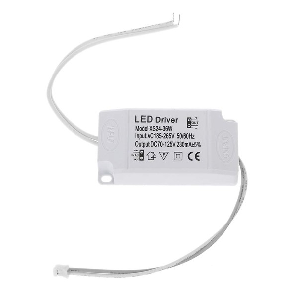 BIlinli 220V LED Constant Current Driver 24-36W Power Supply Output External For LED