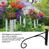 Hook Wall Bracket European Style Wrought Iron Wind Lantern Flower