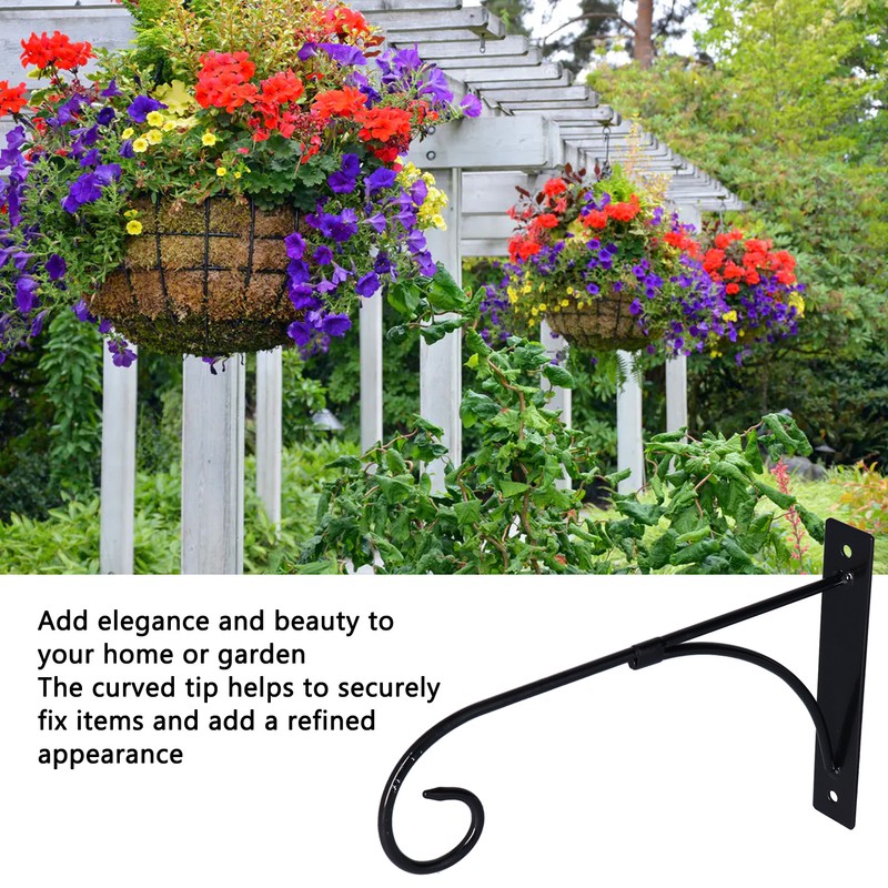 Hook Wall Bracket European Style Wrought Iron Wind Lantern Flower
