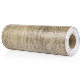 BOMEI PACK Gray Coffee Wood Grain Repair Tape 1Roll 33ft,Self Adhesive Repair Patch for Furniture, Floors, Cabinets, Windows, Doors, RV, Home Decor and DIY Projects (Gray Coffee, 6inch x 33ft)