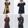 TOTOY TOTOY Magier Hufflepuff Umhang und Hufflepuff Krawatte, Hufflepuff Robe,
