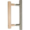 Sentiotec Sauna Door Handle LA 20 mm Set Wood Inside,
