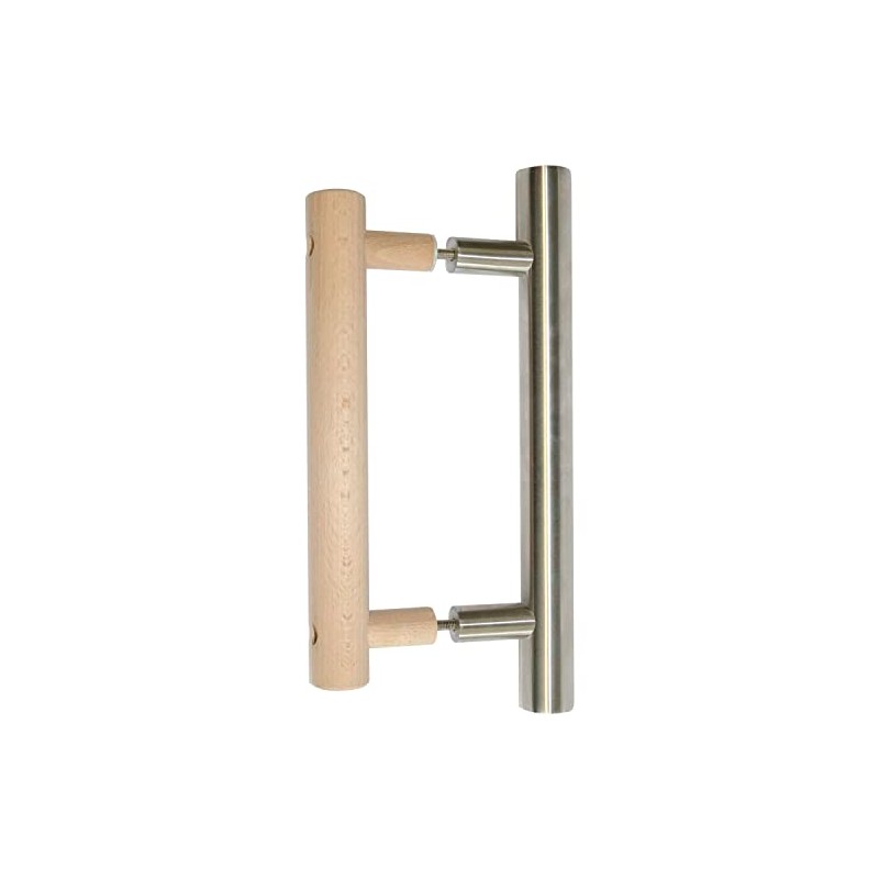 Sentiotec Sauna Door Handle LA 20 mm Set Wood Inside,
