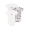 Petit Bateau Unisex Baby Short Sleeve Bodysuits for Birth (Pack