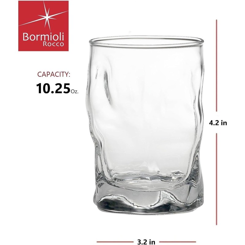 Bormioli Rocco Sorgente 10.25 oz. Rocks Glass, Set of 6