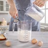 Unbreakable Plastic Measuring Cups (5-Piece Set), Food-Grade Measuring Jugs, 1/2/4/8/16-Cup