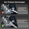 ironcube Brake Line Wrench Set: Metric 10-17mm - Ratcheting Open-end