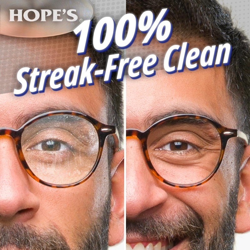 HOPE'S Perfect Glass Eyewear Cleaner - Eye Glass Cleaner for