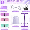Bandas de Resistencia Elasticas, 8PCS Cuerda Tensión Multifunción, Extractor de