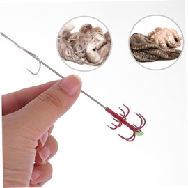 OHPHCALL 2Pcs Double Layer Umbrella Hooks Durable Fishing Supplies with Strong Barb Design for Freshwater Saltwater Fishing Enthusiasts