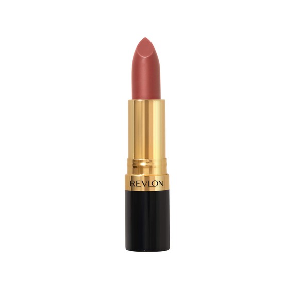 Revlon Super Lustrous Lipstick, High Impact Lipcolor with Moisturizing Creamy Formula, Infused with Vitamin E and Avocado Oil in Nude / Brown, Blushing Nude (637)