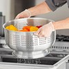 16 Qt. Aluminum Colander with Base and Handles – Heavy-Duty