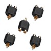 Sienoc 5 Pack 1x Male Adapter to 2 Female Rca