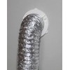 Conector de grifo para secadora de color blanco a pared