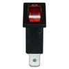 Miayaya Zing Ear ZE-235L Rocker Switch Red Illuminated 16A 125VAC