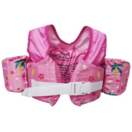 EHIOR Toddler Swim Vest Water Aid Floats with Shoulder Harness Kids Pool Swim Life Jacket for 25-55 lbs Boys and Girls - Cute Flamingo Baby