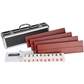 Smilejoy Rummy Large Numbers Edition,Original Rummy Tile Game,Rummy Cube Game with Carton, Rummy Royal Board Game Rummy Tiles in Iron Box 106, Tiles