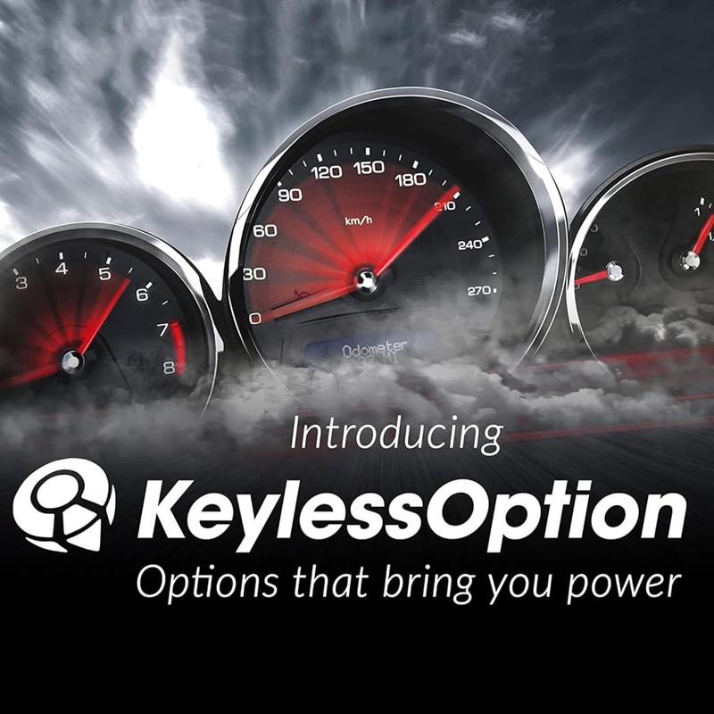 KeylessOption Keyless Entry Remote Control Car Key Fob Case Shell