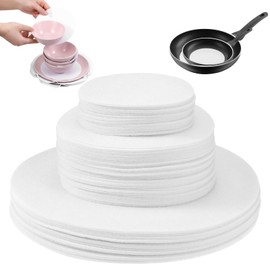 Xthrotsenk Plate China Storage Dividers 96 Pcs Felt Plate China Storage Containers Dividers Protectors Thick and Soft Dish Storage, Round Plate Separators Pads for Packing Stacking Cookware(3 Size)
