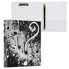 xigua Black Music Notes A4 Ring Binders, A4 Folders 3
