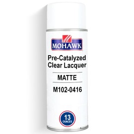 Mohawk Pre-Catalyzed Clear Lacquer, Matte Finish, M102-0416, 13 oz