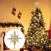 LAMPHOME Christmas Star Tree Topper, Lighted 14.5” Gold Star Tree