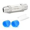 TAISHER 1PCS 304 Stainless Steel 1/4" NPT Male Check Valve,Backflow