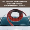 Lusperi Car Wire Cover for Windshield & Light Bar -