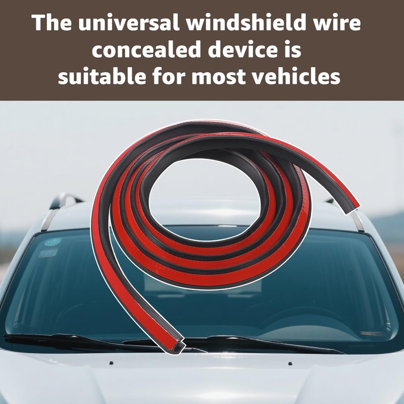 Lusperi Car Wire Cover for Windshield & Light Bar -