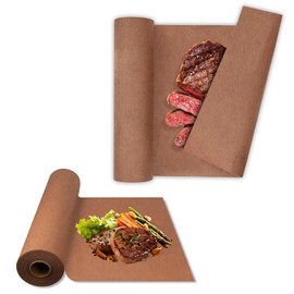 Pink Butcher Paper BBQ 30 cm × 30 m, saugfähiges Papier für Fleisch, zum Einfrieren von Fleisch, Kraftpapier für Grill, Smoker, Fischfleisch