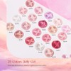 Beetles Esmalte en Gel Nude Jelly, Kit de 20 Colores