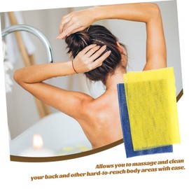 FRCOLOR African Sponge Net Exfoliating Scrubber for Body Long Bath Net Exfoliating Body Scrub
