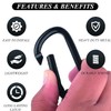 Custelen 2-Pack Universal Stroller Hooks | Adjustable Carabiner Clips for