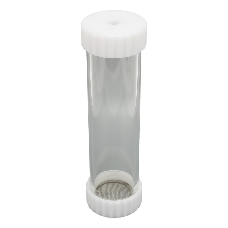 Water Cooling Transparent Cylindrical Tank 60mm Outside Diameter Rapid Cooling