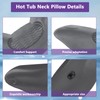 Dark Grey Hot Tub Neck Pillow Replacement for Artesian Island