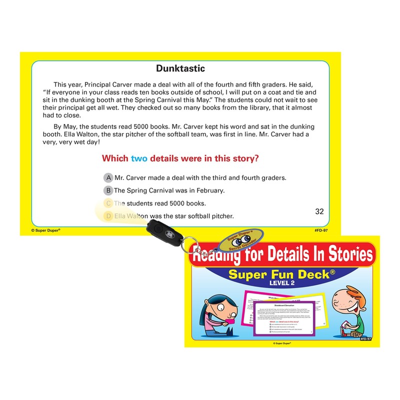 Super Duper Publications | Reading for Details in Stories Fun