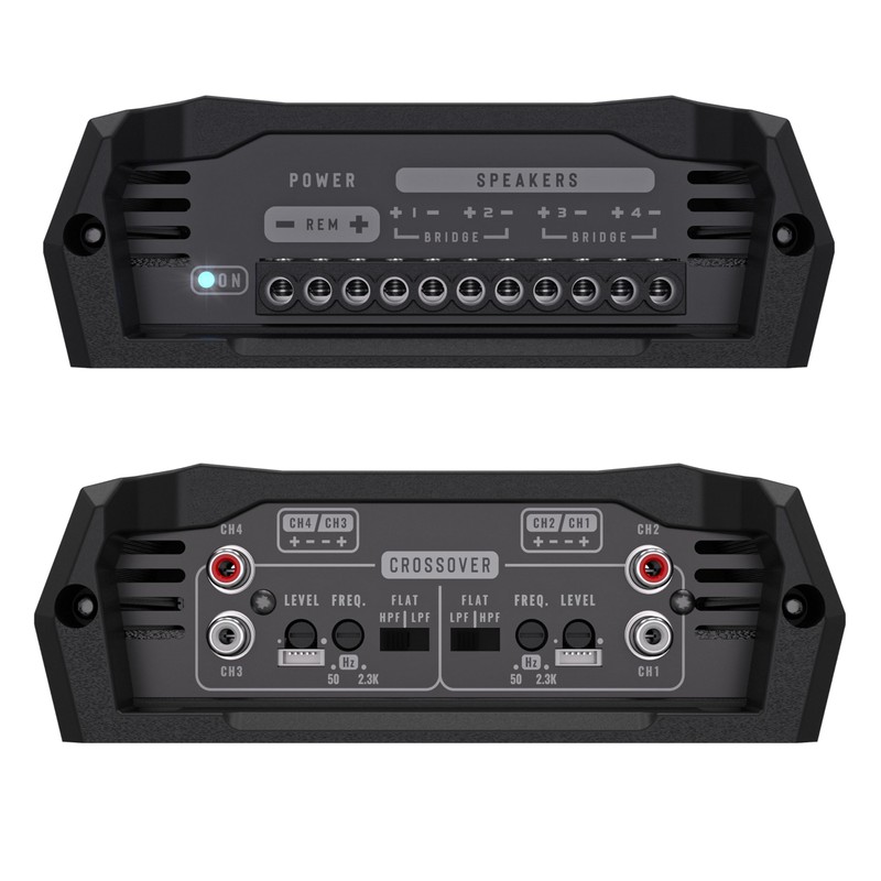 Stetsom Bravo HQ 400.4 - Multichannel Car Audio Digital Amp,