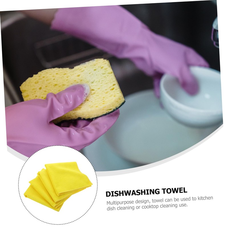 Beavorty Soft Microfiber Cleaning Cloths Dish Rags for Kitchen Dishwasher