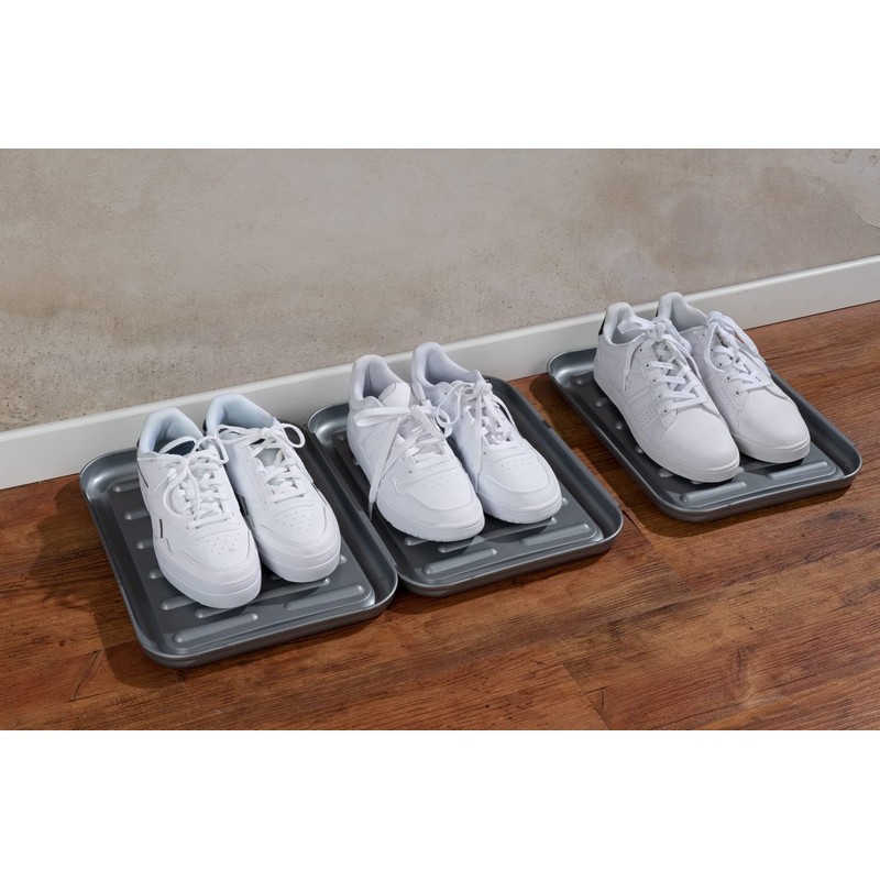 Set of 3 Shoe Drip Trays Shoe Rack Shoe Tray