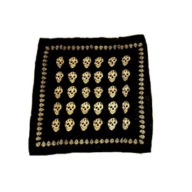 Zac's Alter Ego Multi Skull Bandana/Durag/Wrist Wrap/Face Mask with Mini Skull Border