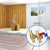 Horiznext pex valves 1/2 inch, brass full port pex shut