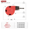 sourcing map Pull Chain Switch 3 Speed 4 Wire Replacement