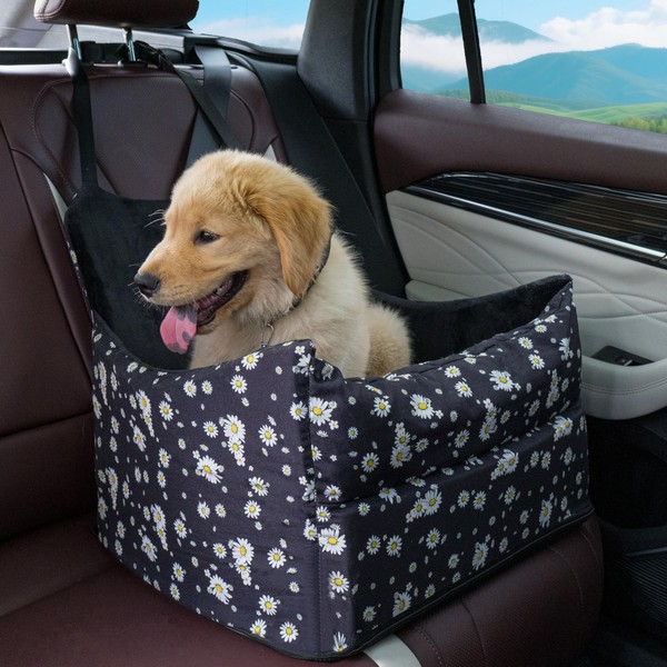 Cullaby Dog Booster Car Seat for Road Trips Elevated Seat