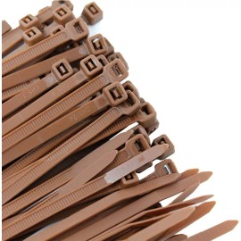 Bay State 7'' Brown Standard Cable Tie (200Pcs)