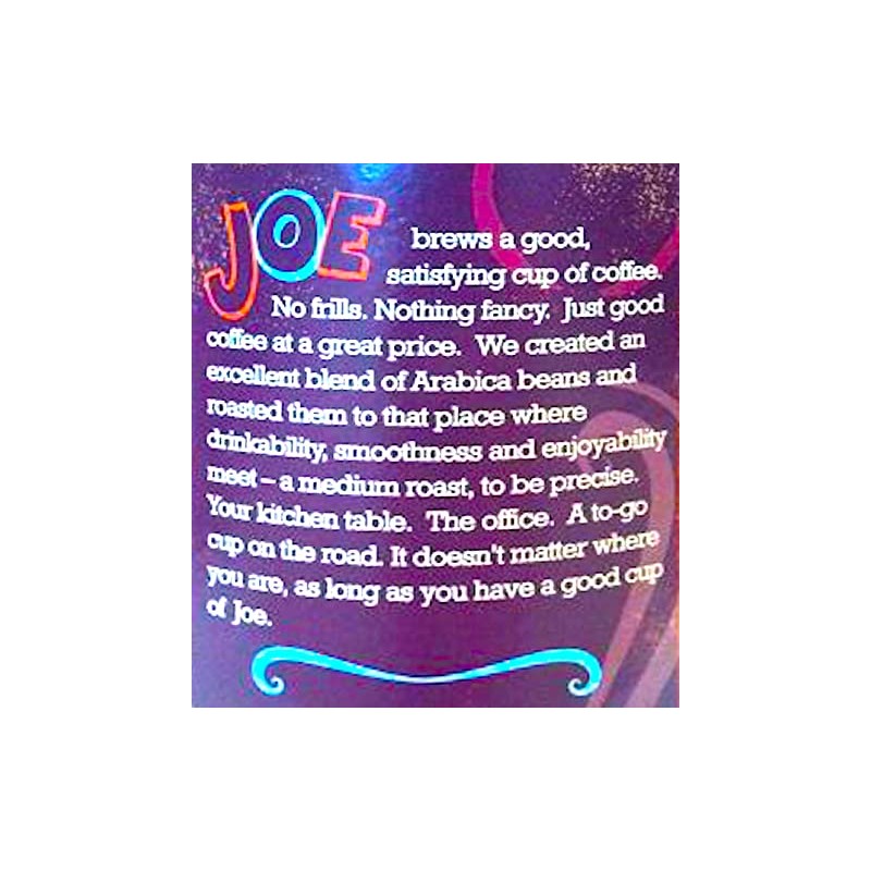 Trader Joe's Joe Coffee, Medium Roast, 100% Arabica Whole Bean